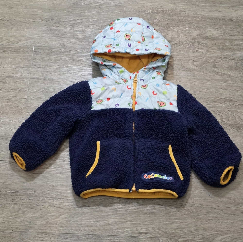 CoComelon Sherpa Jacket Toddler Size 18-24 Months